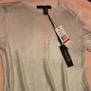 Kenneth Cole ‘Mandy’ Foiled Sweater